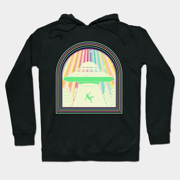 Alien Abduction Hoodie by Arrow Wind Threads